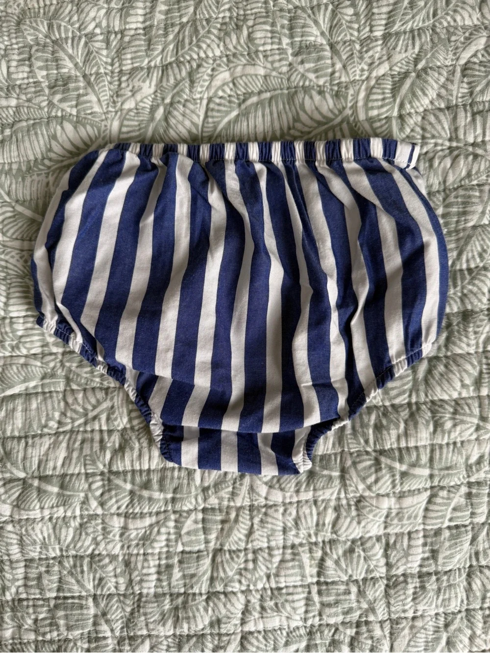 Ralph Lauren Blue and White Striped Baby Shirt